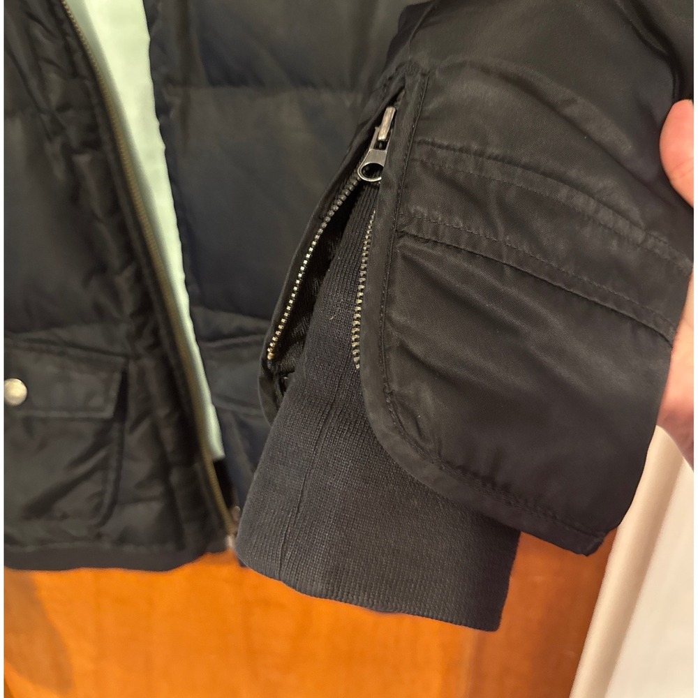 Triple Five 555 Soul puffer jacket‎ Large black vintage down Y2K skater - Picture 9 of 10
